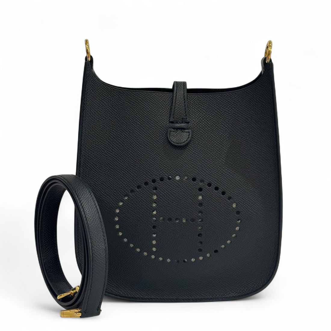 Hermès - Sac Evelyne 16 epsom noir