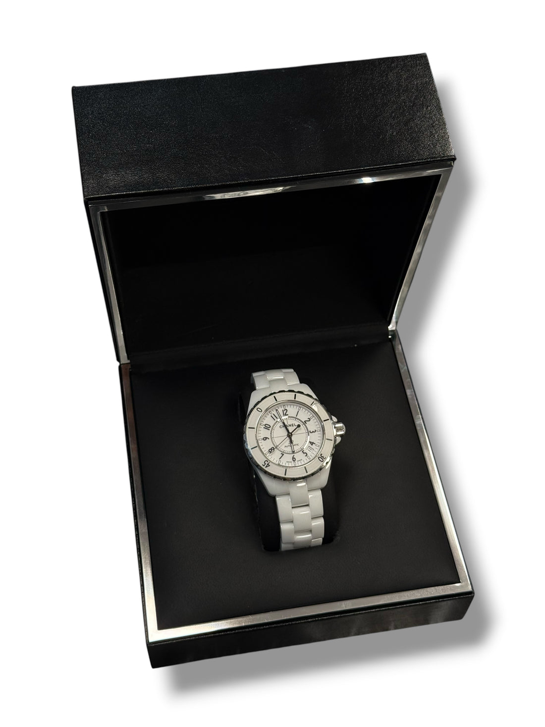 Chanel - Montre J12 Date 38mm Automatique céramique blanche