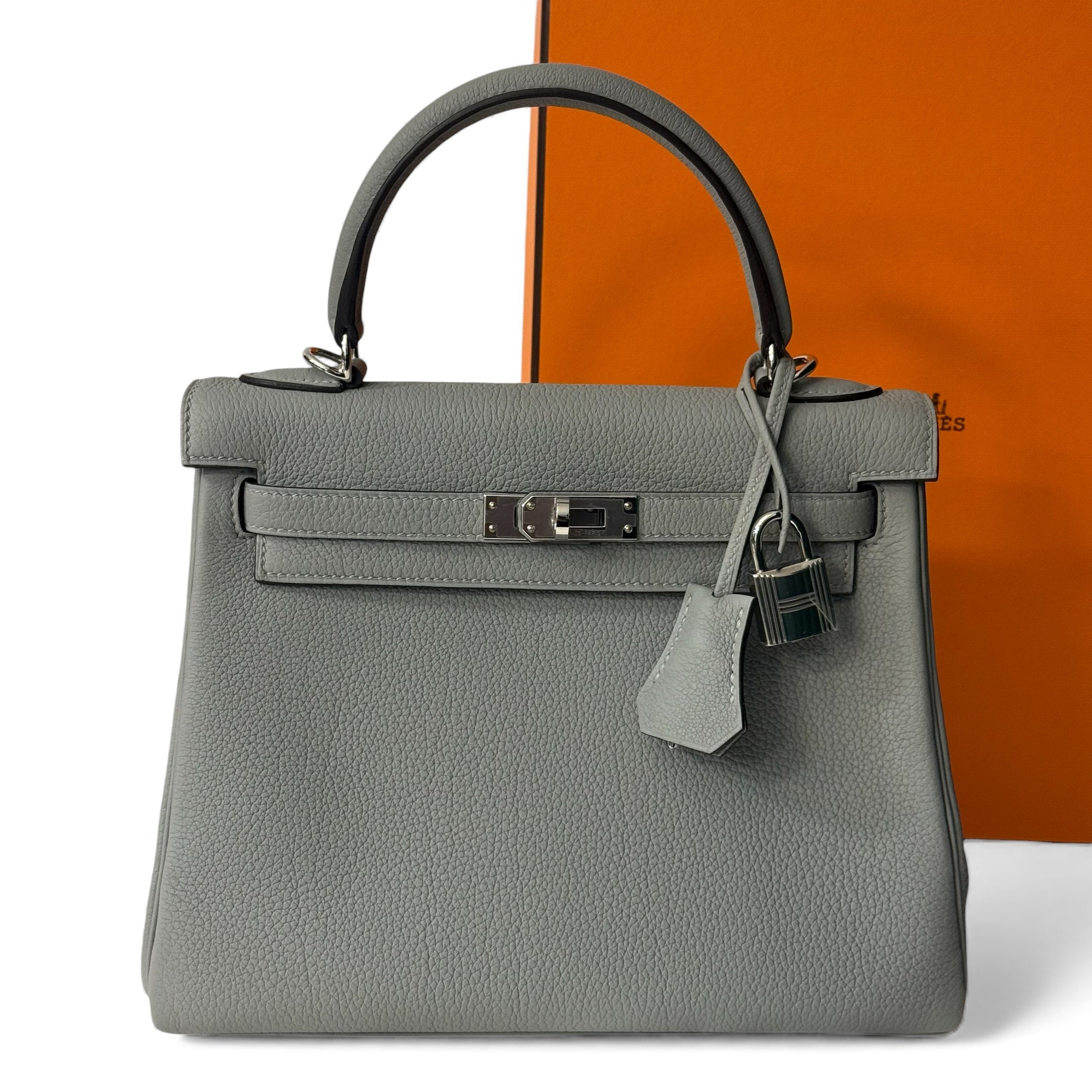 Hermès - Sac Kelly 25 gris