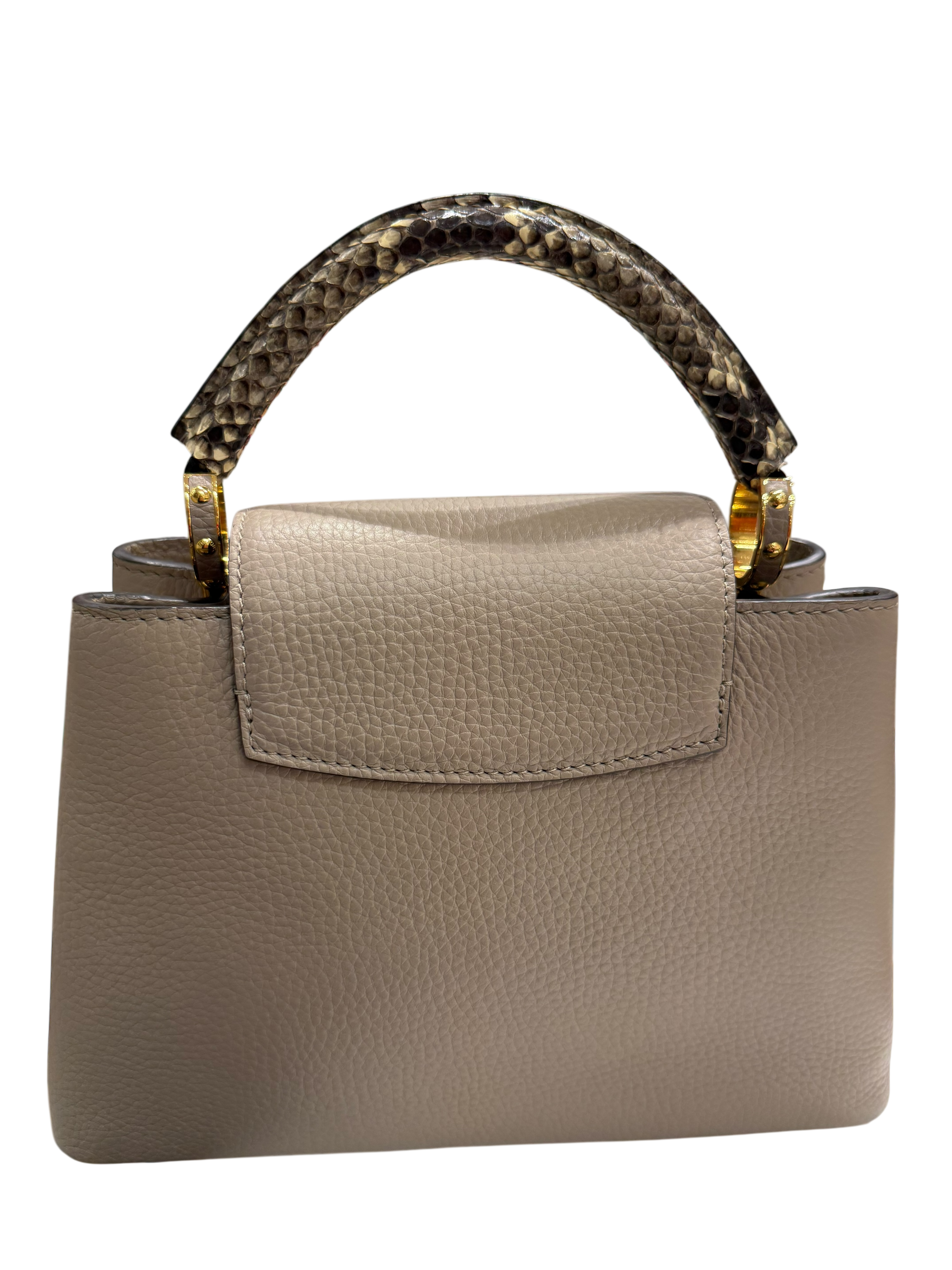 Louis Vuitton - Sac Capucines Bb Python Et Cuir | Les Folies d&