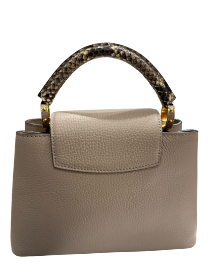 Louis Vuitton - Sac Capucines Bb Python Et Cuir | Les Folies d&