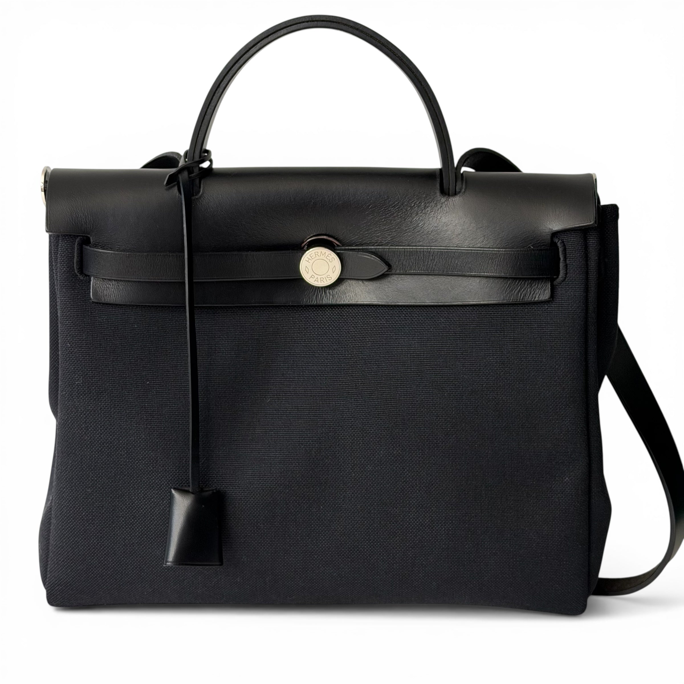 Sac Hermès Herbag 31 Noir | Les Folies d’Eugénie
