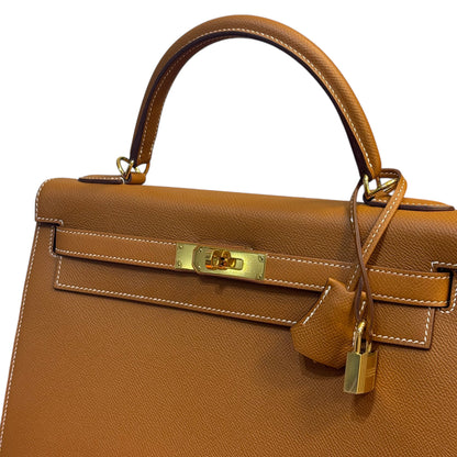 Hermès - Sac Kelly 32 Gold Epsom