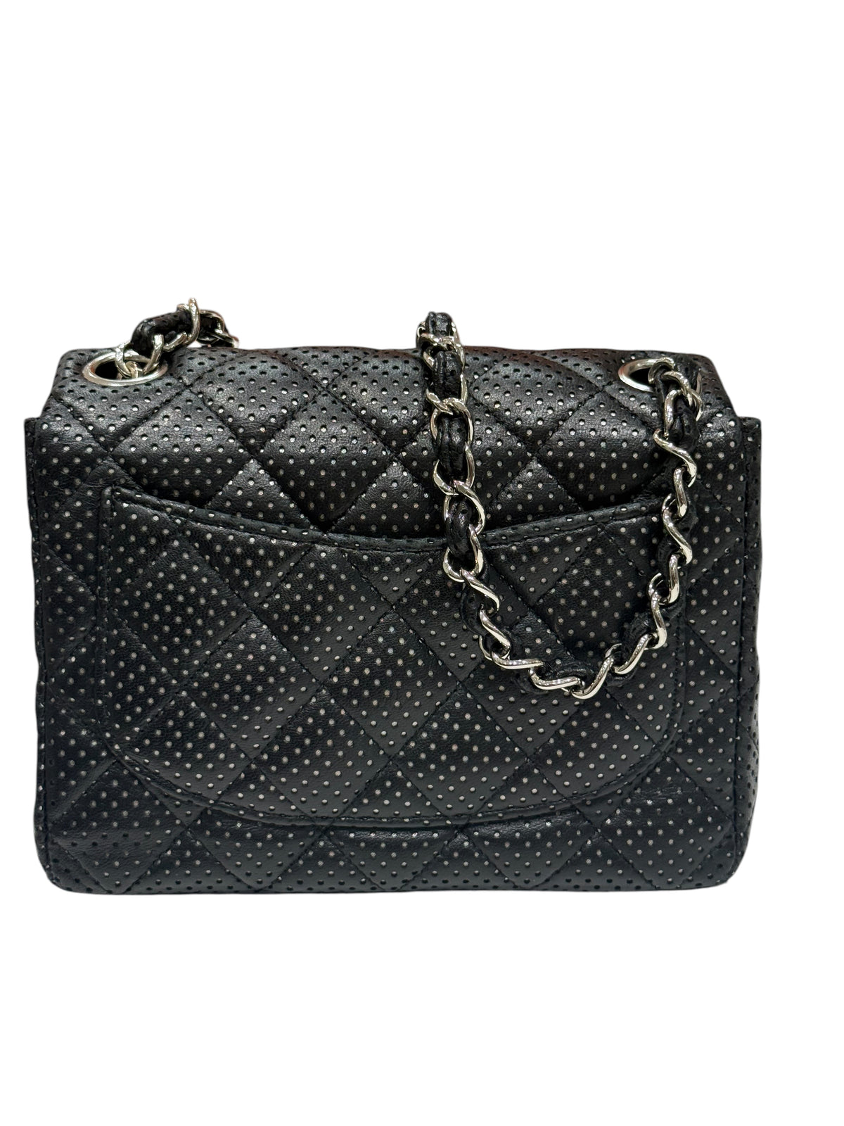 Chanel - Sac classique mini square perforé