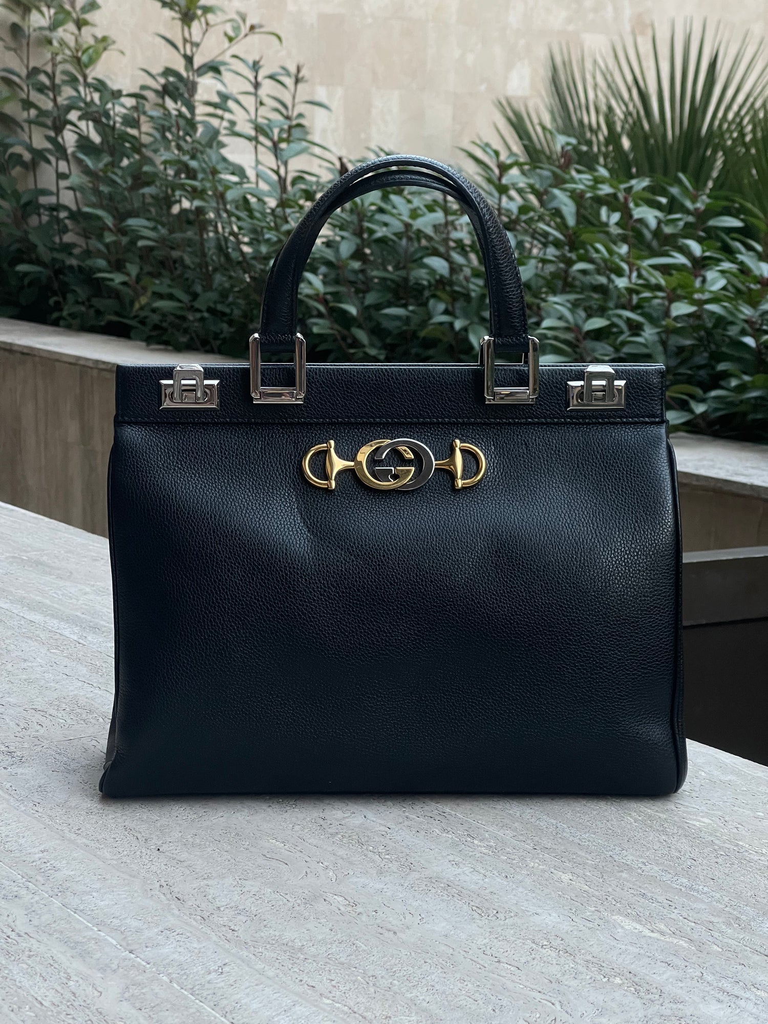 Sac gucci cuir online noir