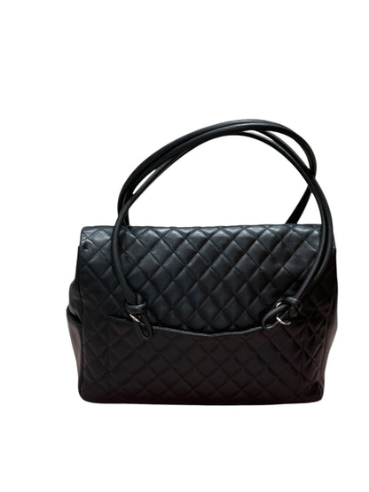 Chanel - sac cabas cambon cuir noir