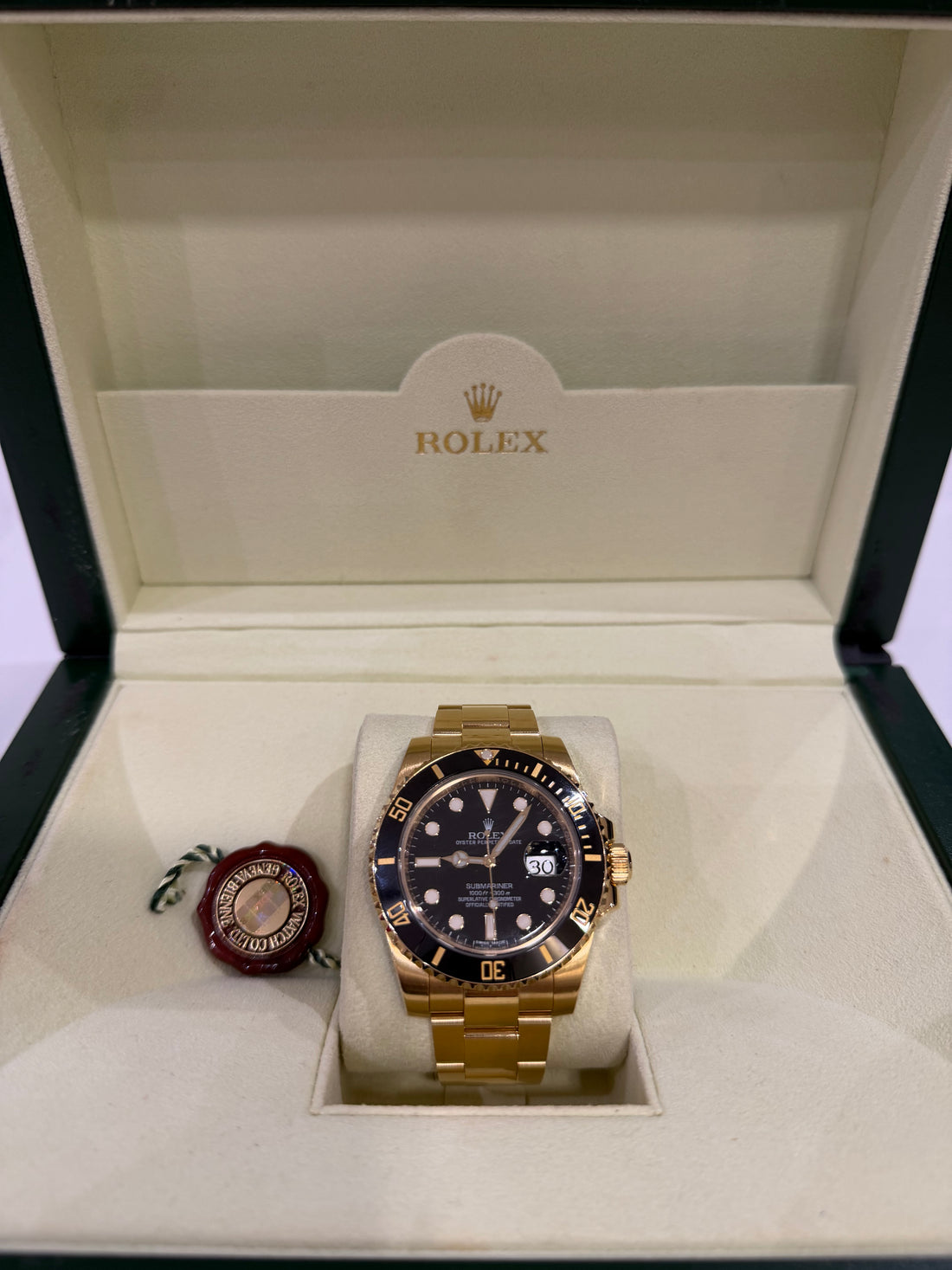 Rolex - Montre Submariner 40mm or jaune