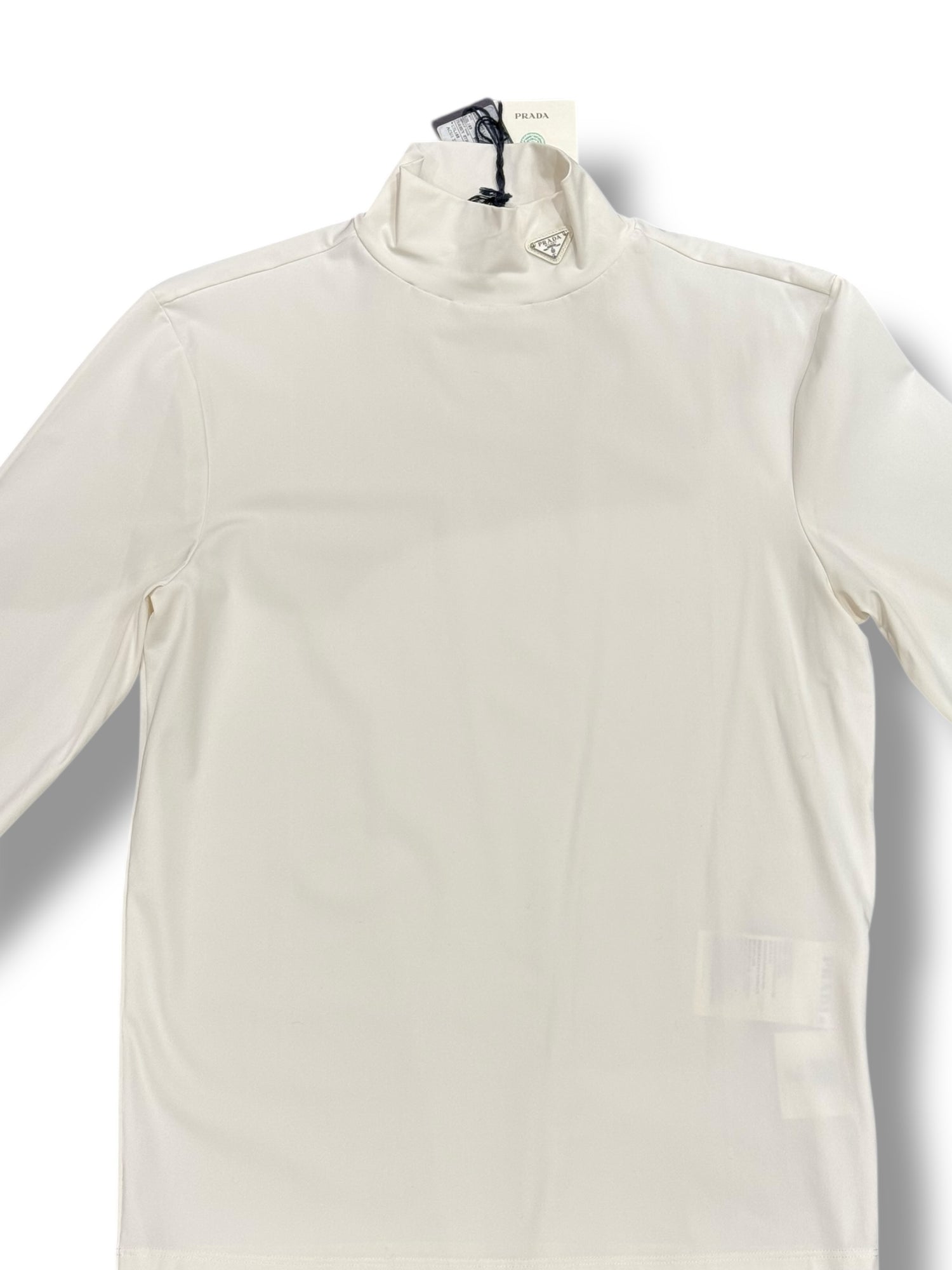 Prada Haut à Col Roulé En Jersey Stretch TM | Les Folies d’Eugénie