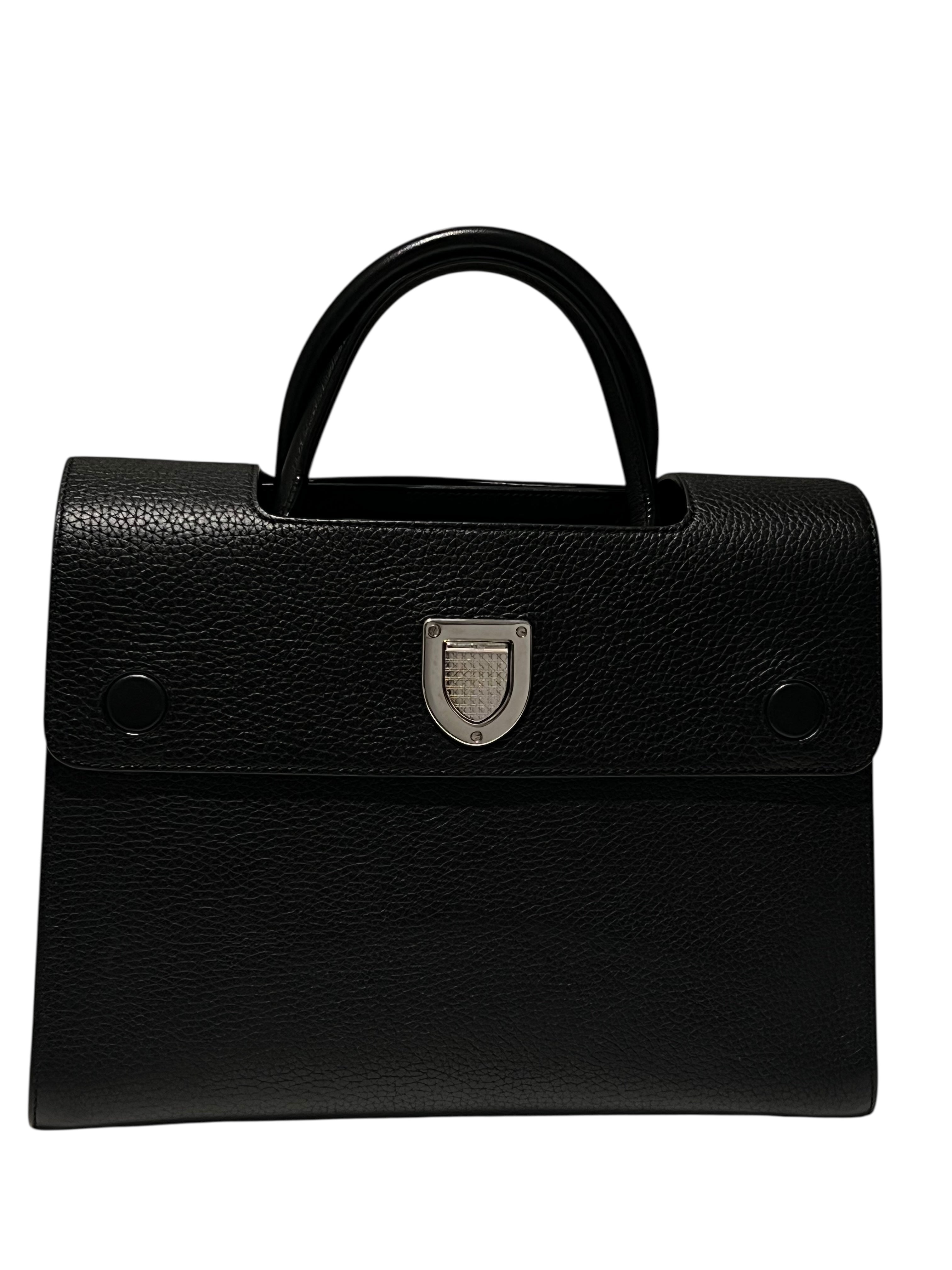 Dior - sac Diorever cuir noir GM