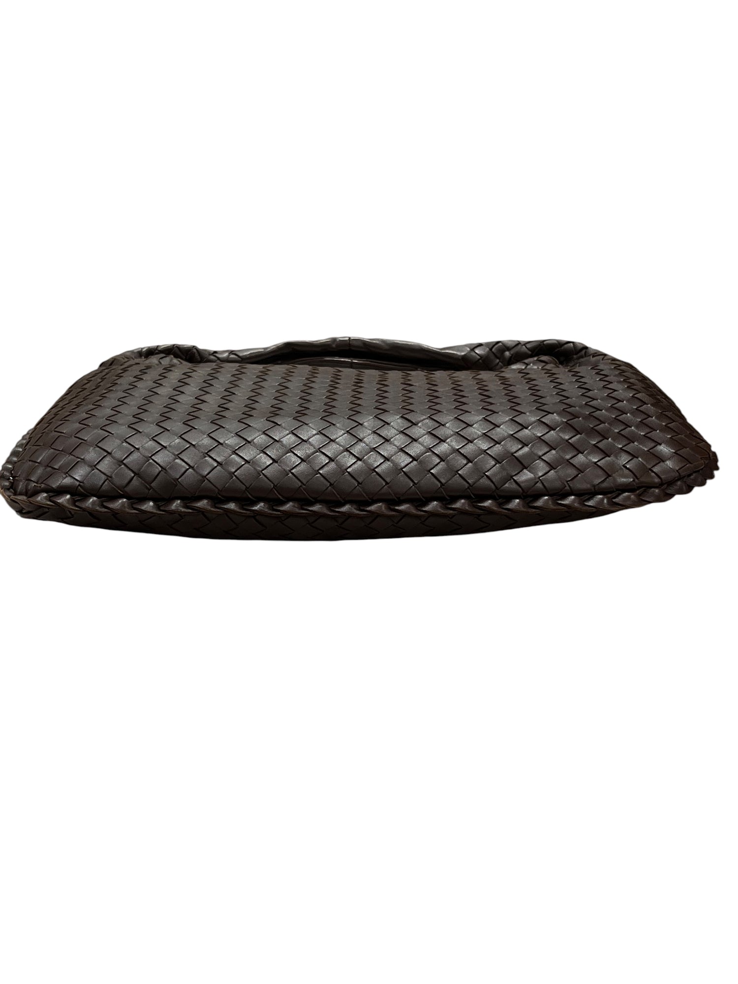 Bottega Veneta - sac cuir intrecciato chocolat