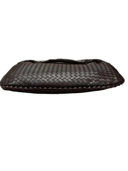 Bottega Veneta - sac cuir intrecciato chocolat