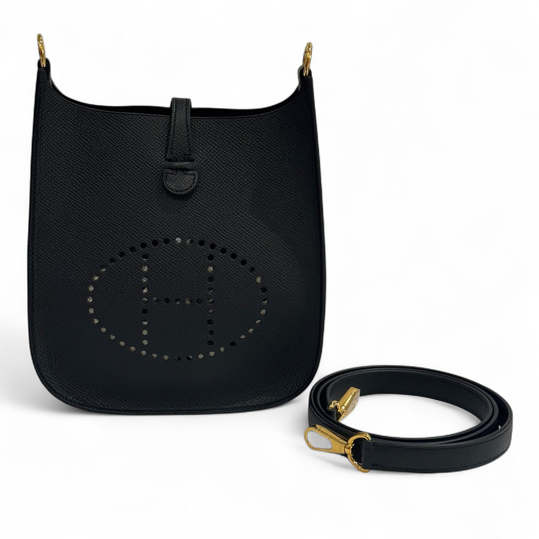 Hermès - Sac Evelyne 16 epsom noir