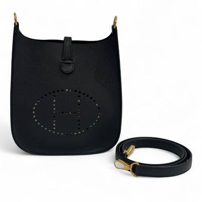 Hermès - Sac Evelyne 16 epsom noir