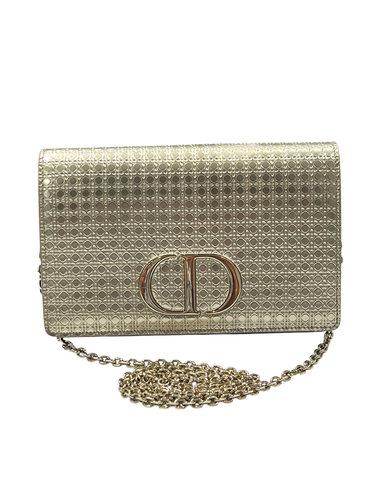 Dior – Gürteltasche 30 Montaigne aus champagnerfarbenem Leder