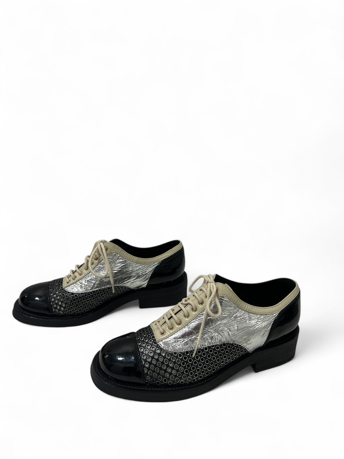 Chanel - Derby shoes, size 37.5