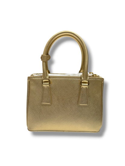 Prada - Sac Galleria mini Doré