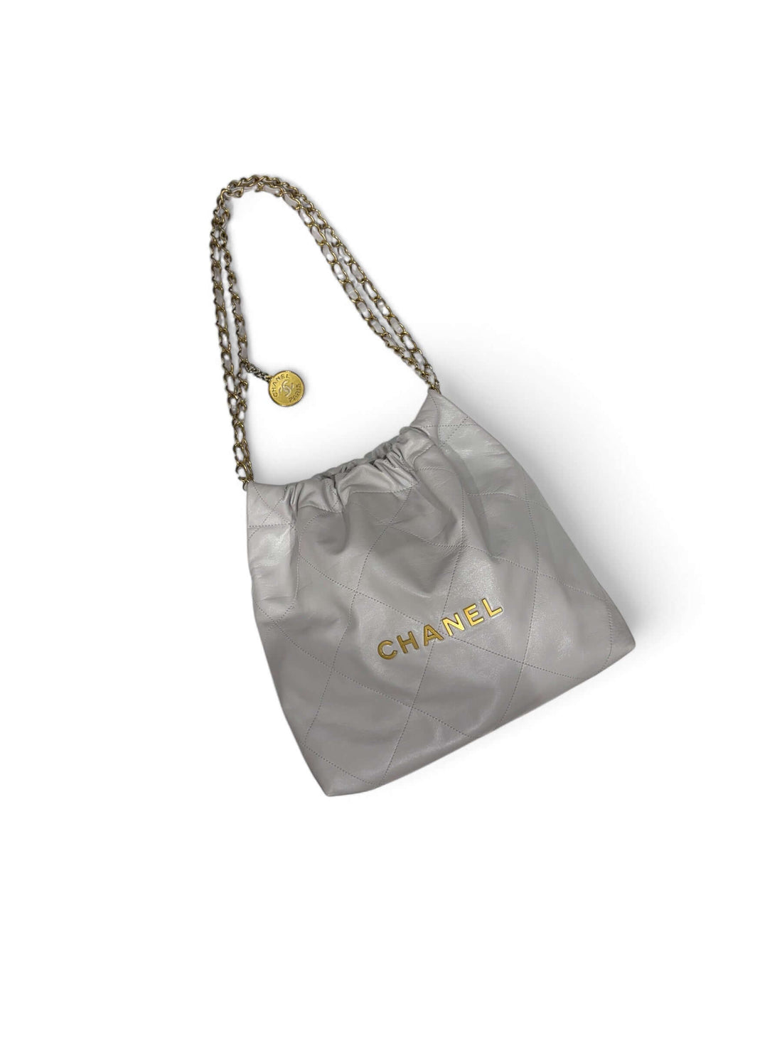 Chanel - Piccola Borsa 22 Grigio Chiaro