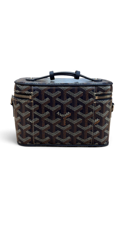 Goyard - Mini vanity toile jacquard bleu