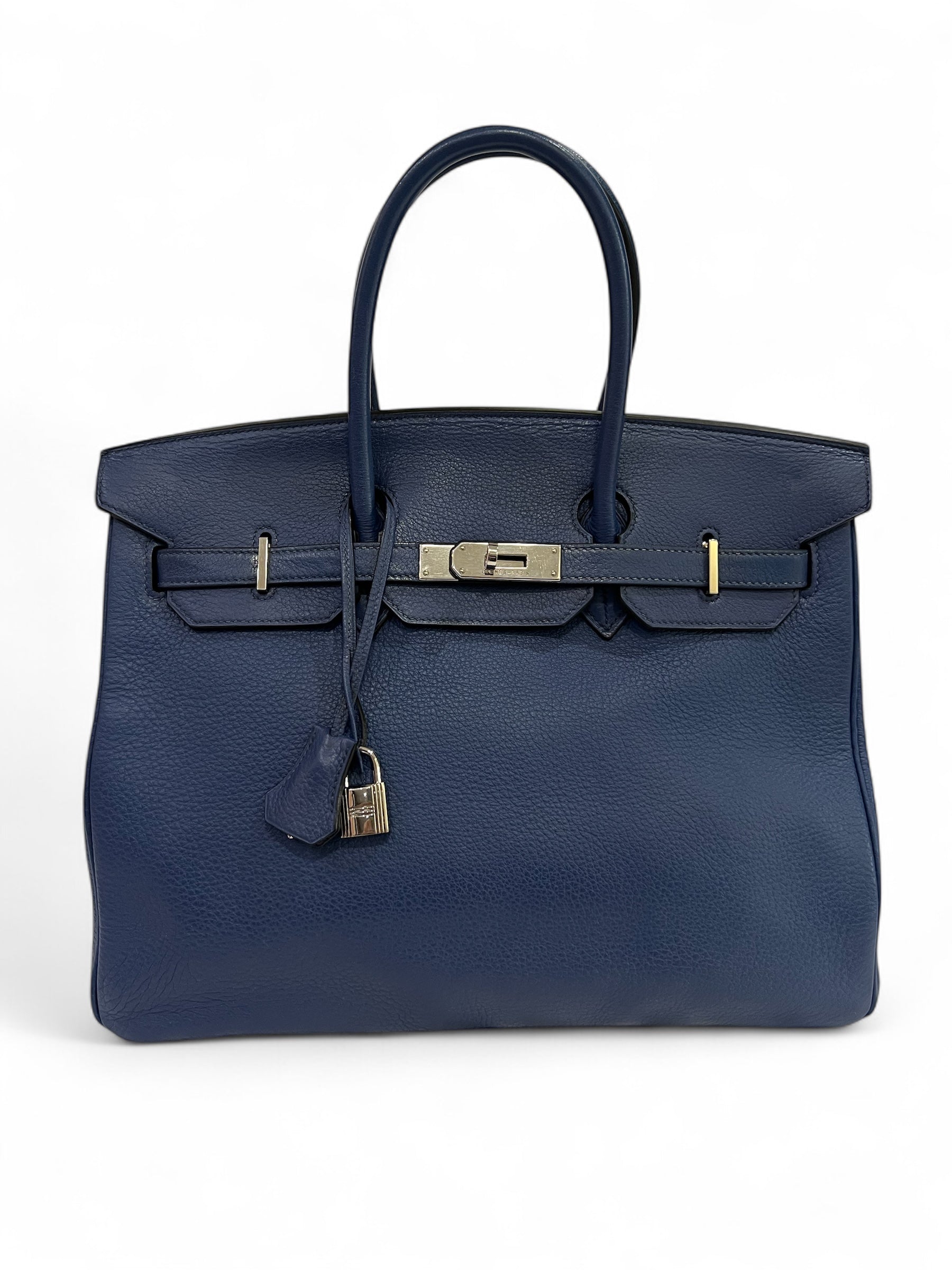 Hermès - Sac Birkin 35 bleu