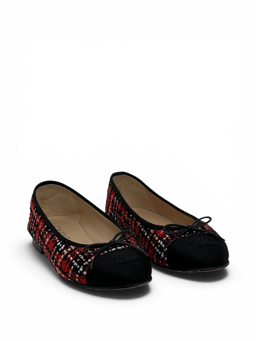 Chanel - Ballerines tweed T38