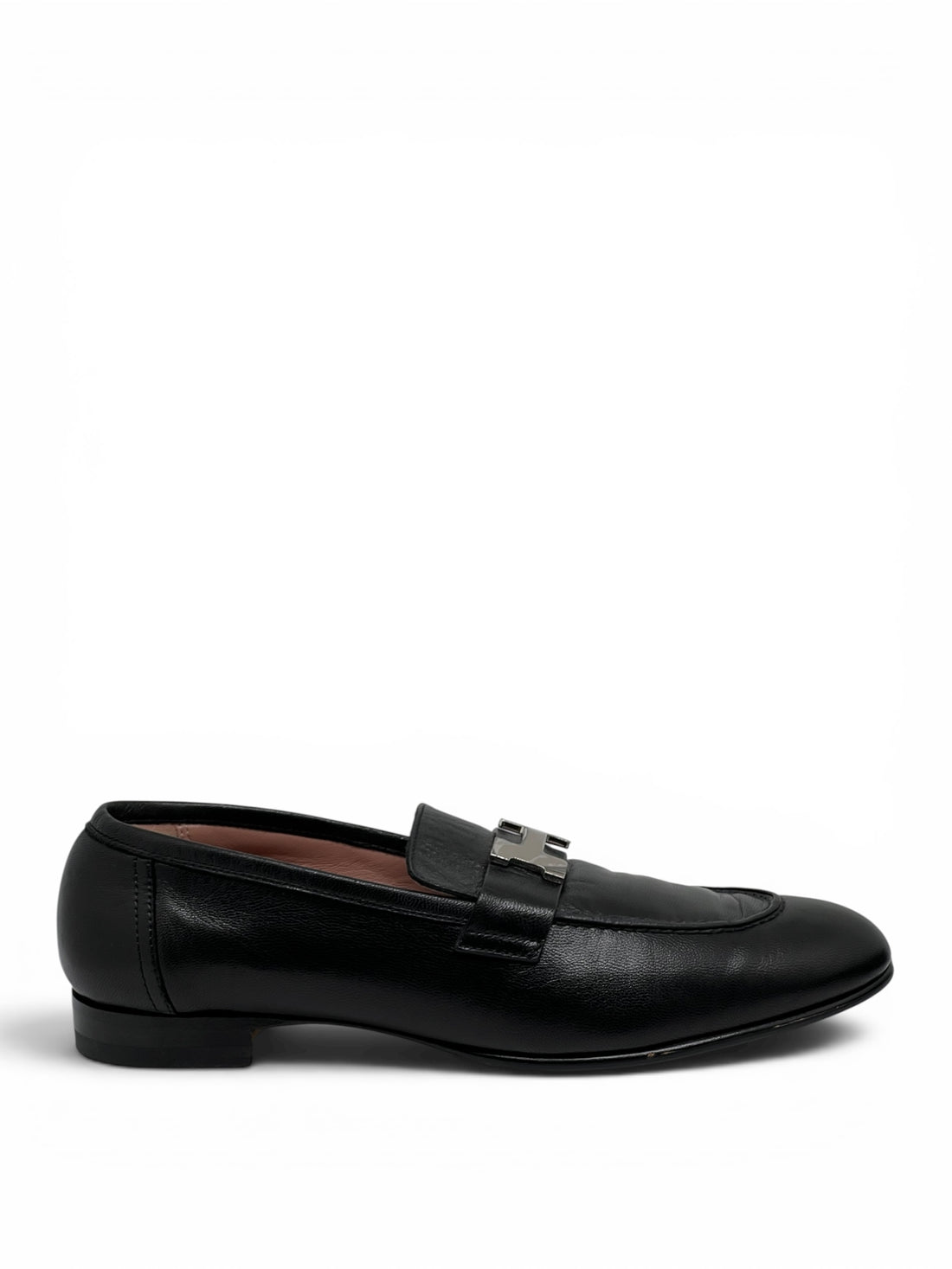 Hermès - Mocassins H noir T38,5