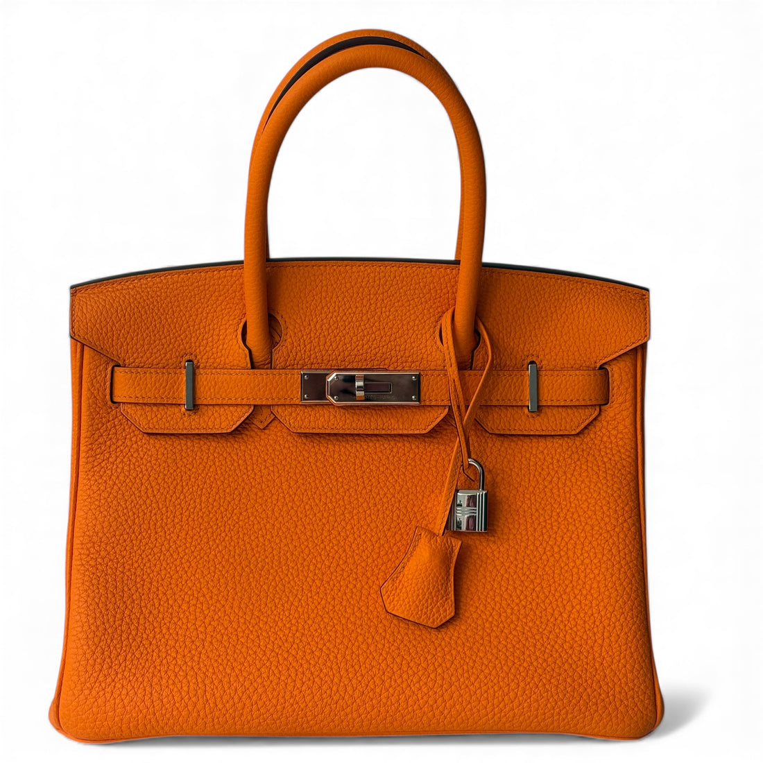 Hermès - Sac Birkin 30 Orange Minium
