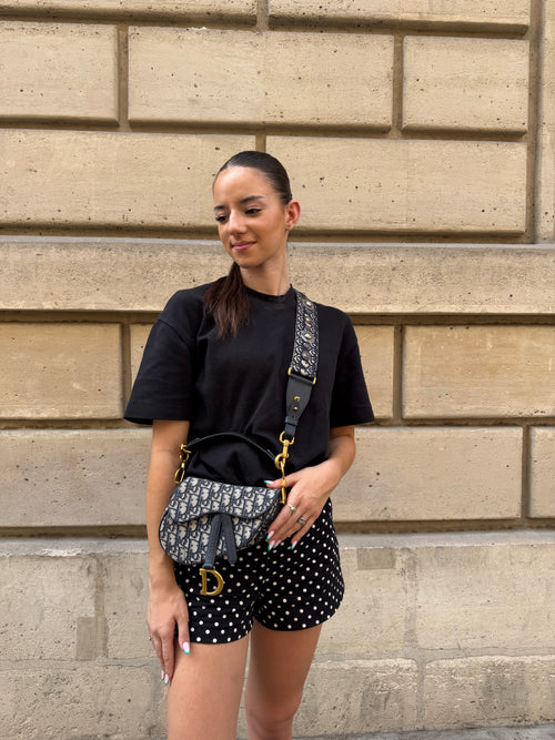 Christian Dior - Sac Mini Saddle avec bandoulière à clou