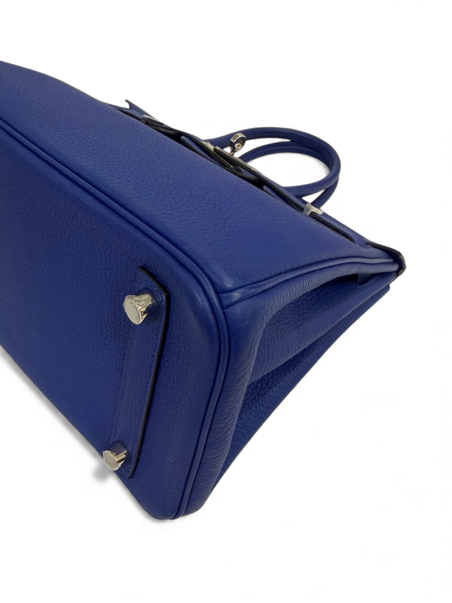 Hermès - Sac Birkin 25 bleu électrique