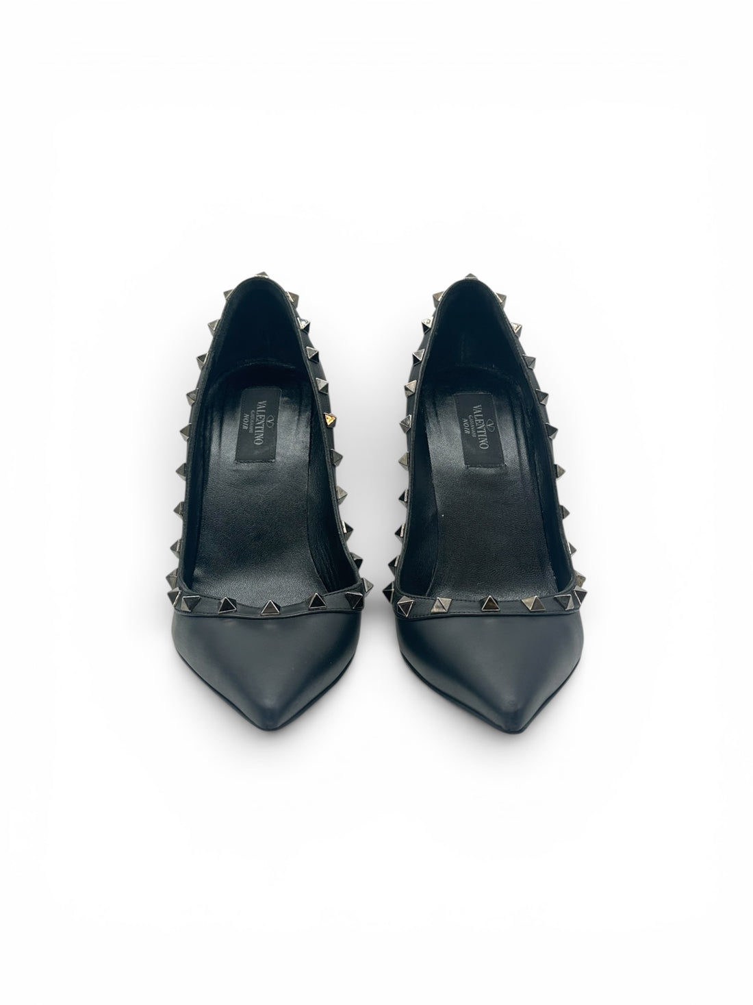 ヴァレンティノ - 黒のRockstudパンプス T38,5