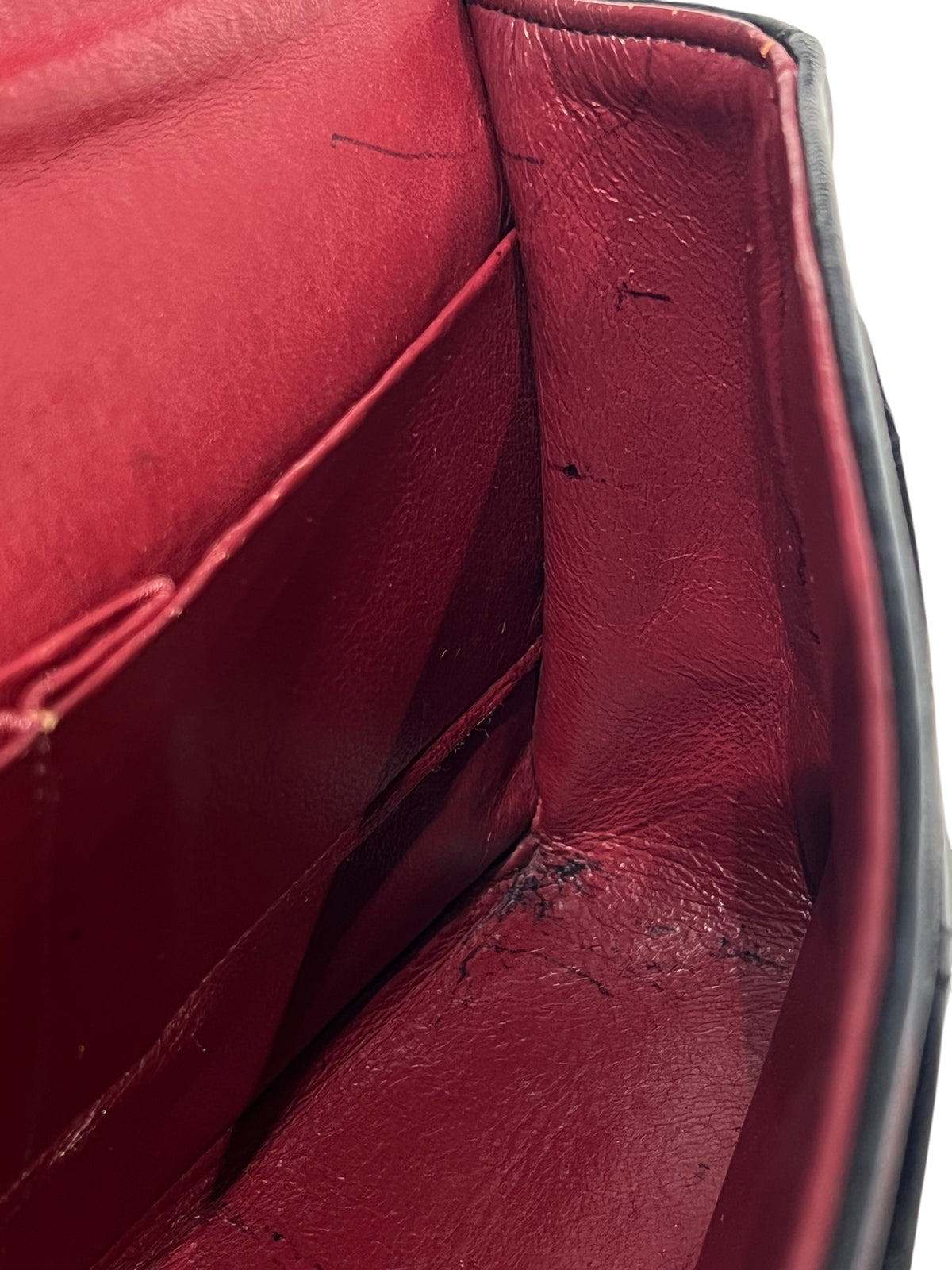 Chanel – klassische Timeless 11:12 Vintage-Tasche, mittelgroß, aus schwarzem Leder