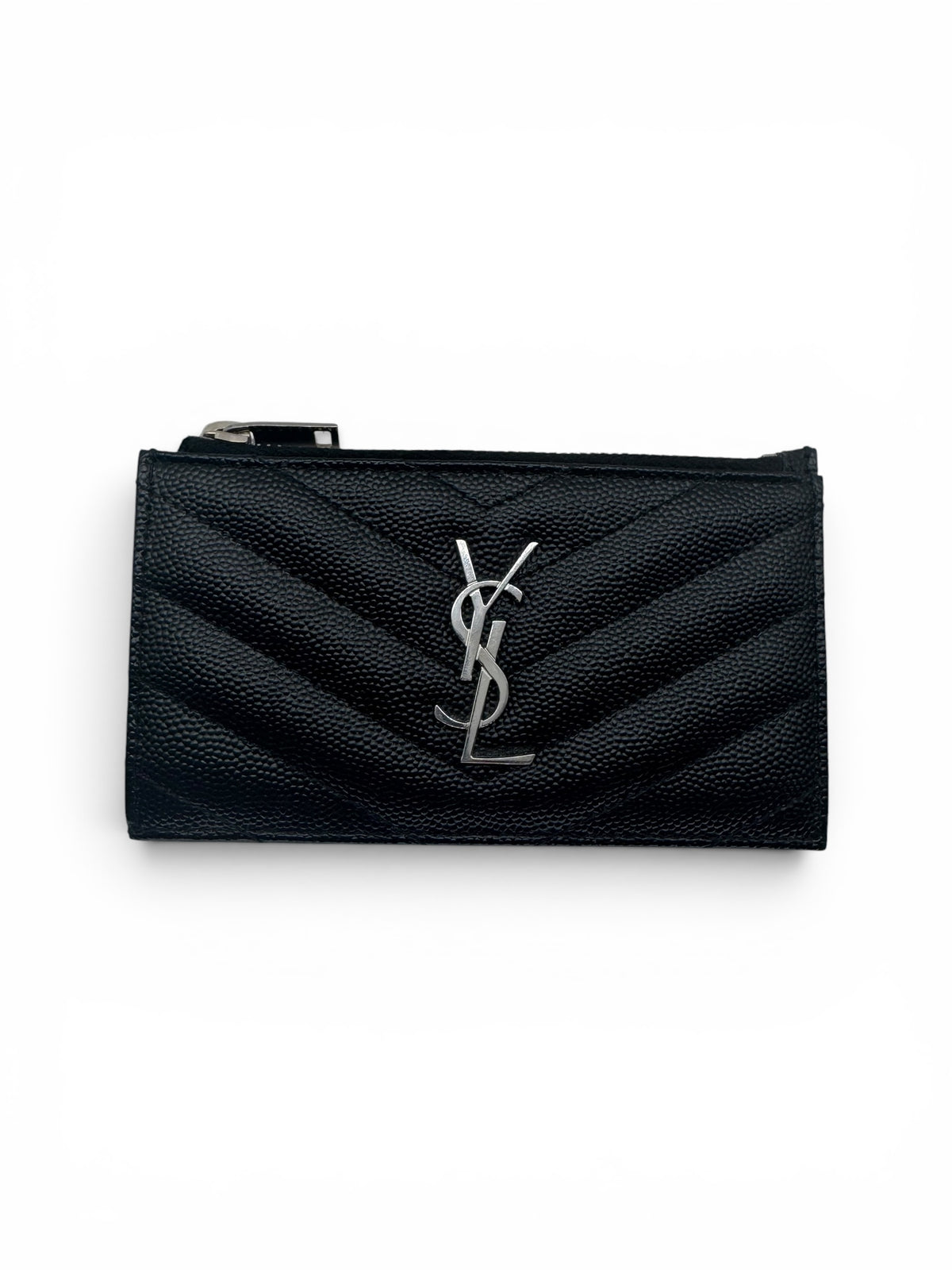 Saint Laurent - Porte carte Cassandre noir