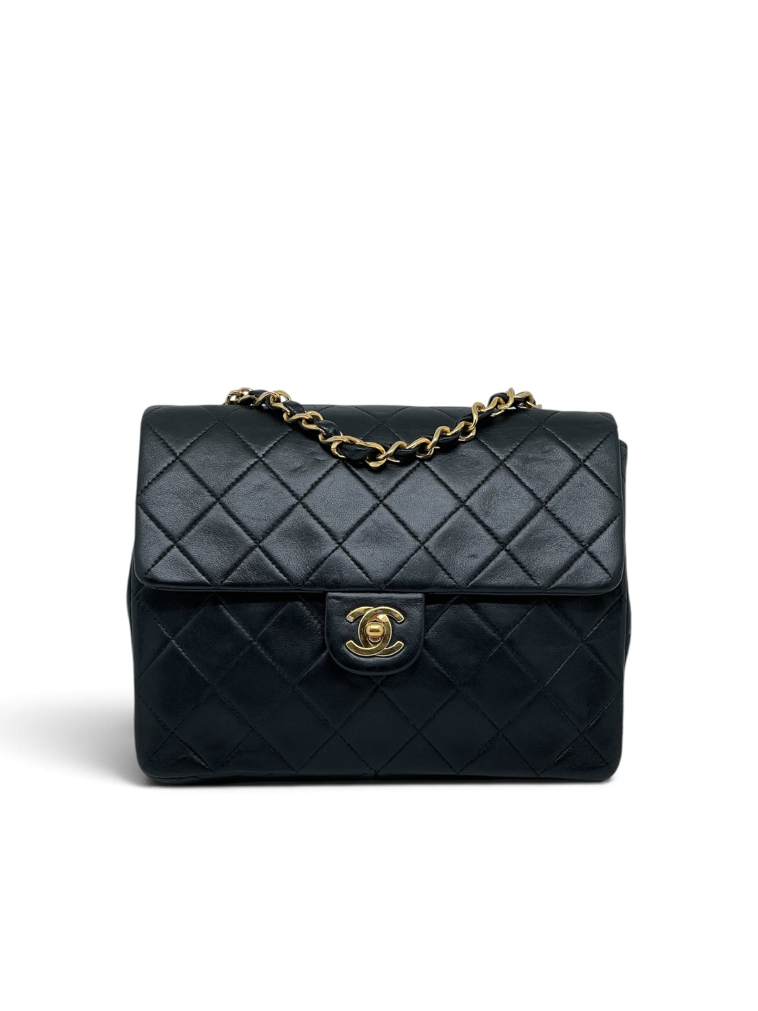 Chanel - Sac Mini Timeless 20 11.12 single flap noir
