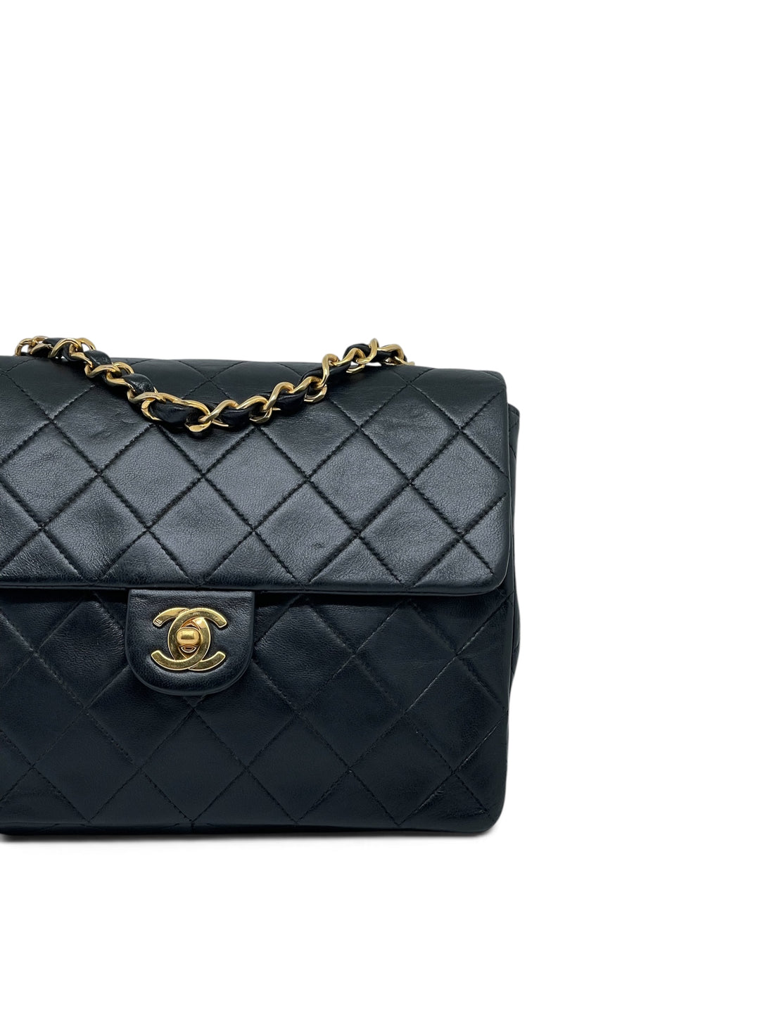 Chanel - Sac Mini Timeless 20 11.12 single flap noir