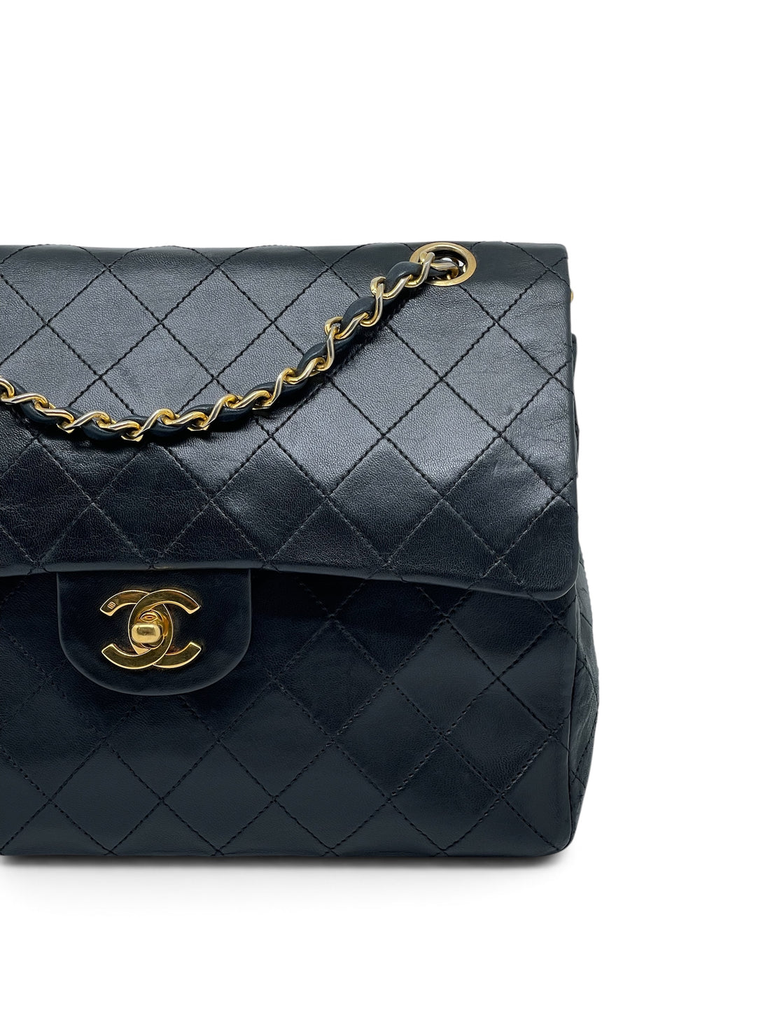 Chanel - Sac Timeless Square double flap 11.12 noir