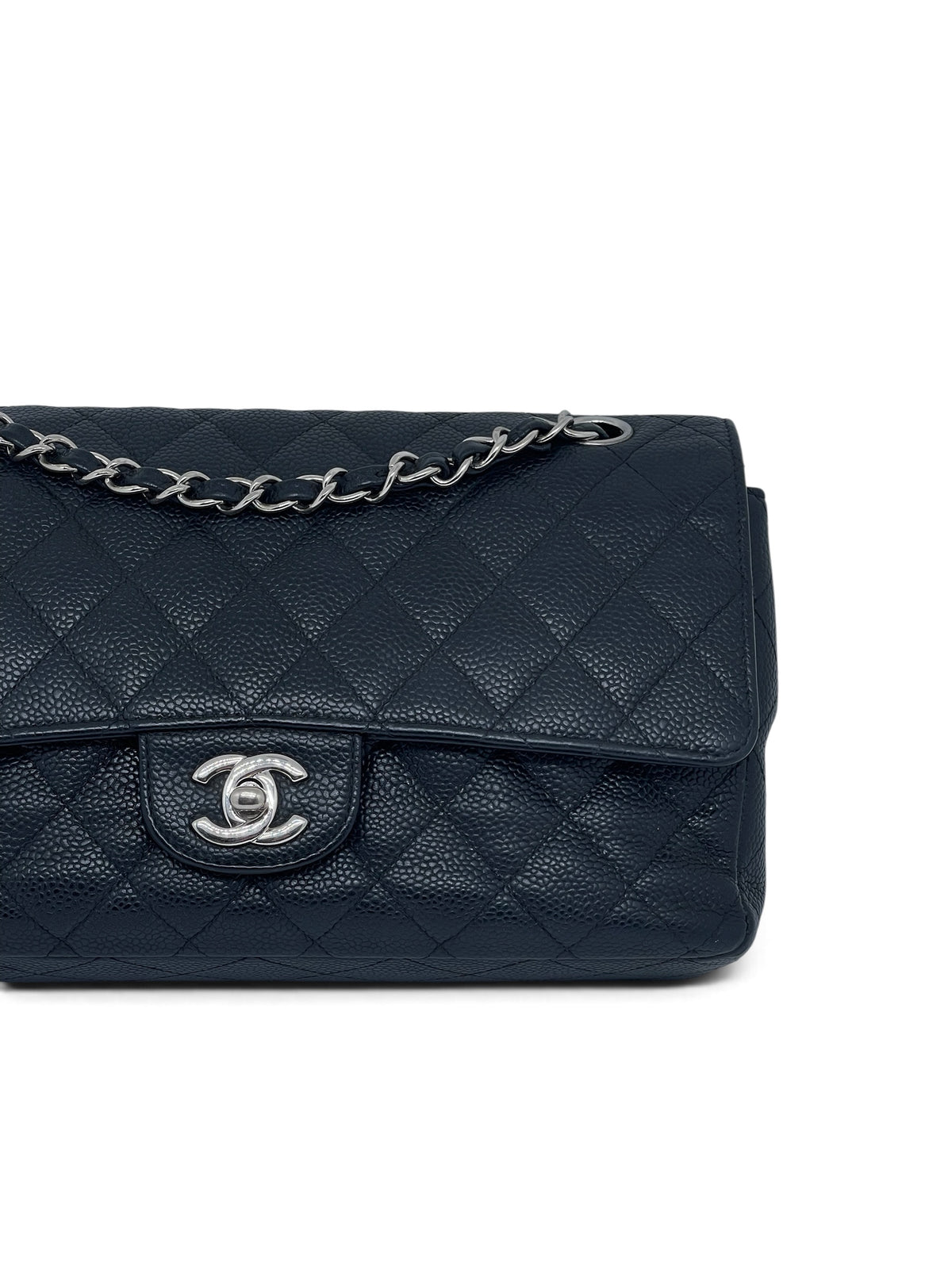 Chanel - Sac Timeless 25 double flap 11.12 Cuir caviar