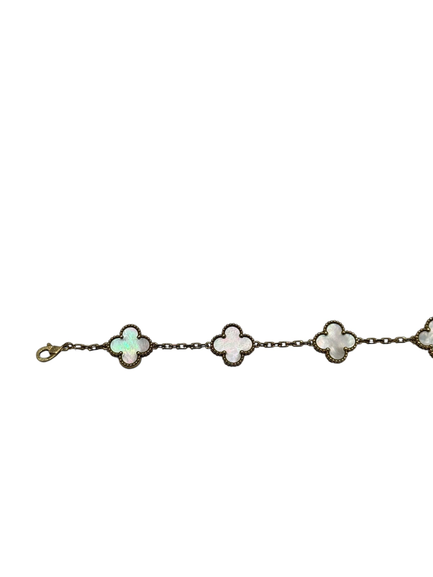 Van Cleef - Bracelet Vintage Alhambra 5 motifs Nacre