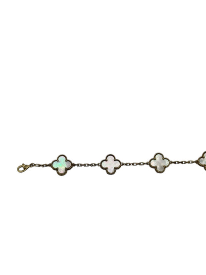 Van Cleef - Bracelet Vintage Alhambra 5 motifs Nacre
