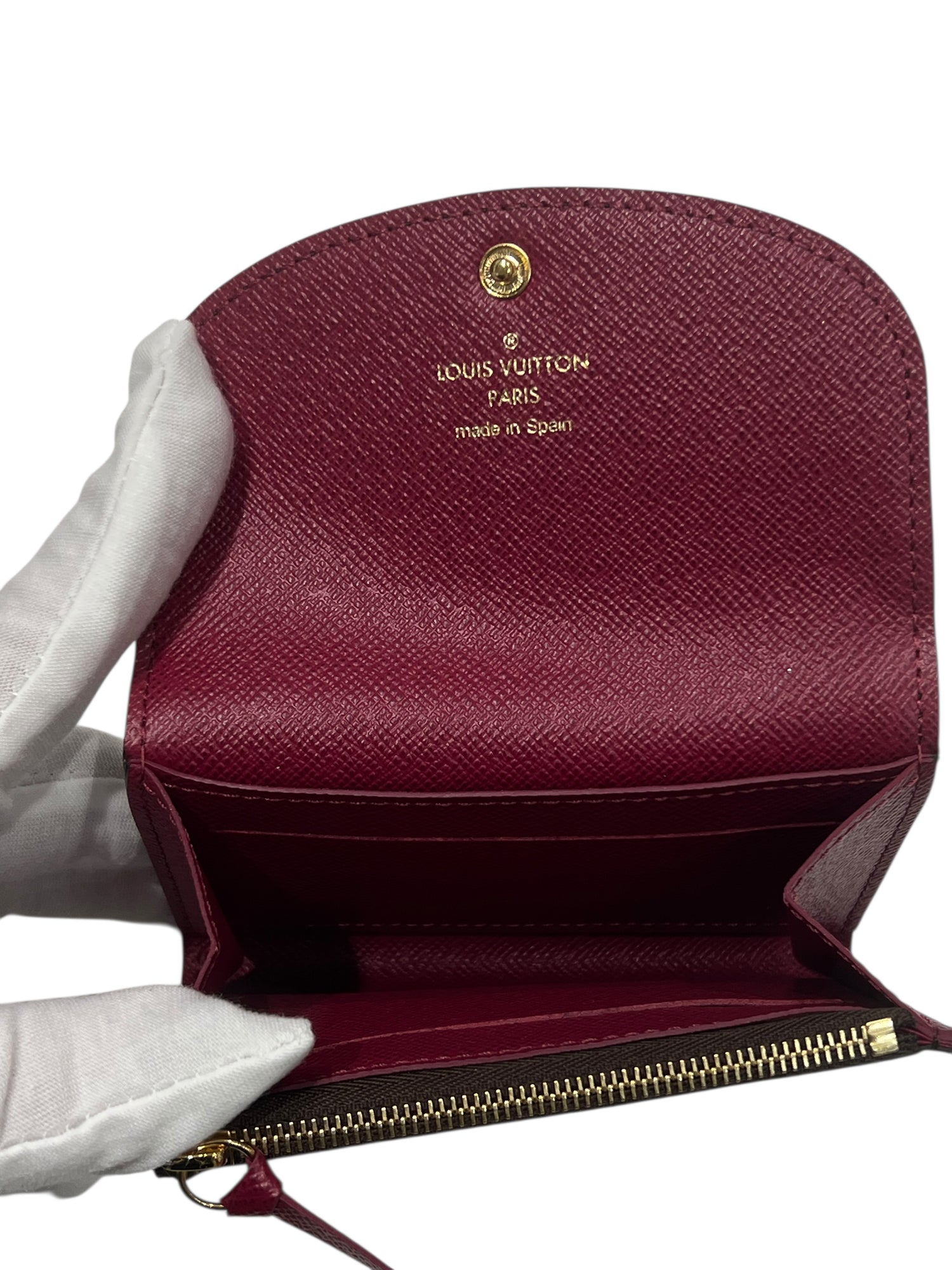 Louis Vuitton - porte-monnaie Rosalie toile enduite