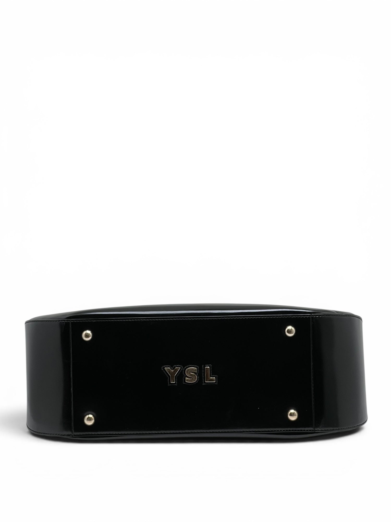 Yves Saint Laurent - Sac vintage en cuir noir
