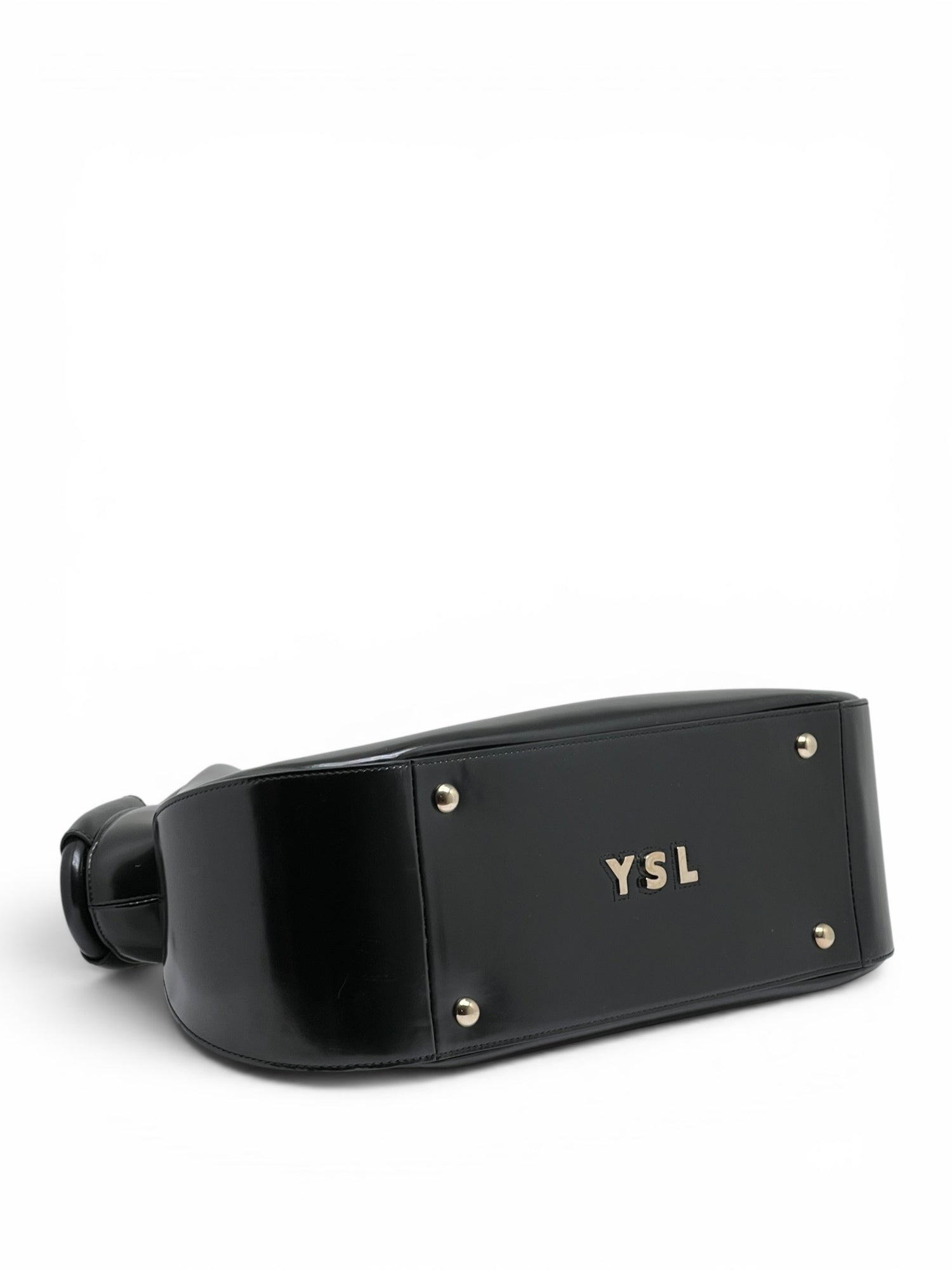 Yves Saint Laurent - Sac vintage en cuir noir