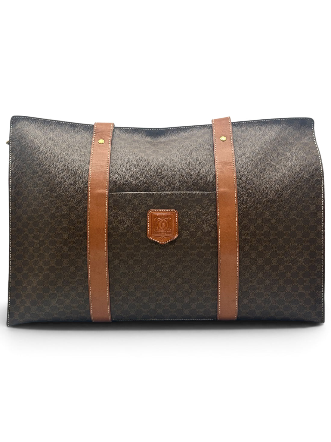 Céline – Cabas-Tasche aus Macadam-Canvas und Leder