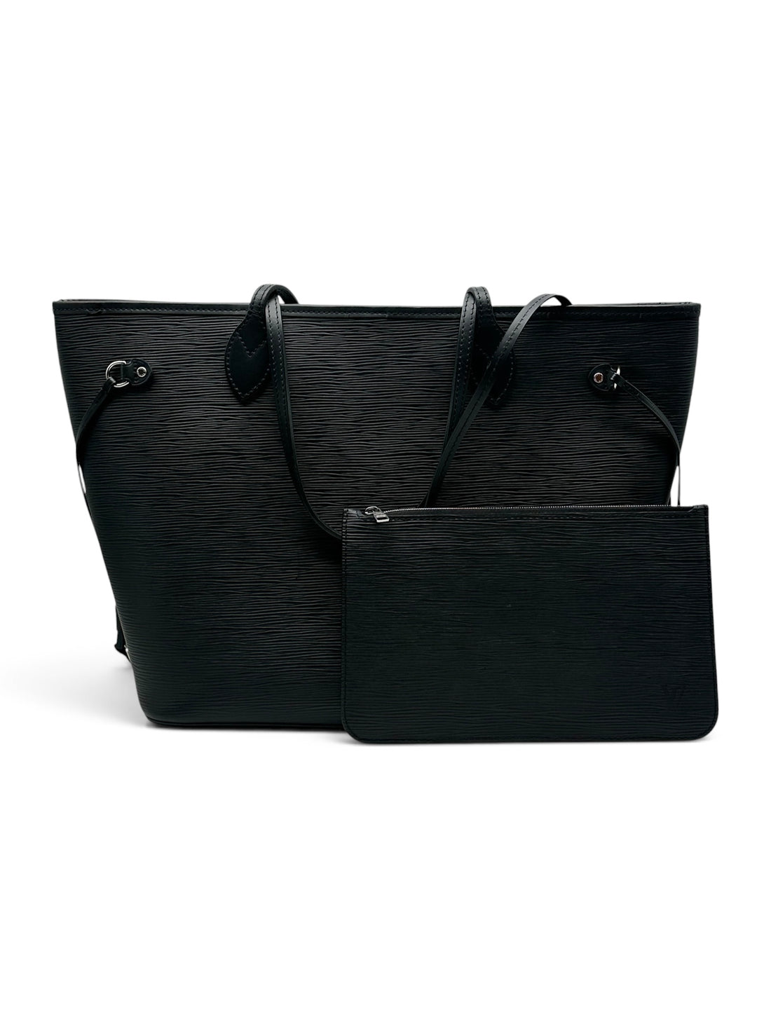 Louis Vuitton - Cabas neverfull en cuir épi noir bijouterie arge