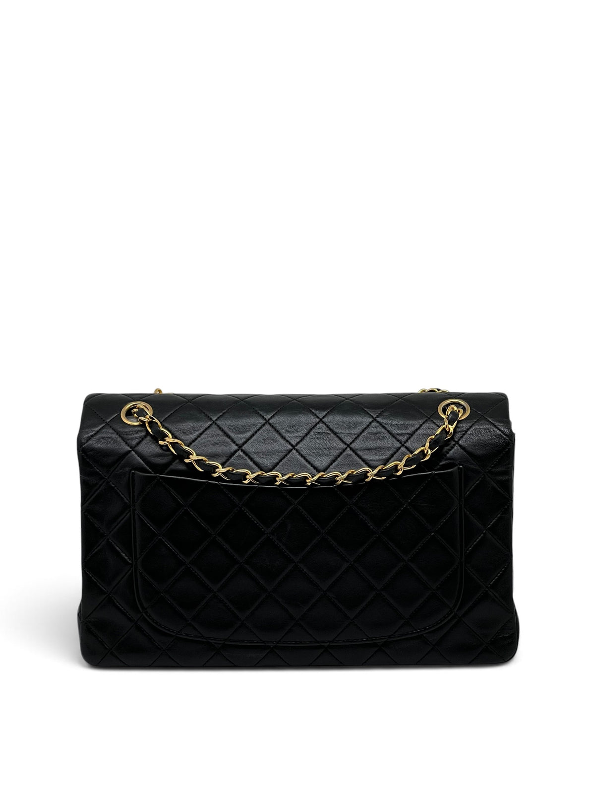 Chanel - Sac Timeless 27 single flap 11.12 noir
