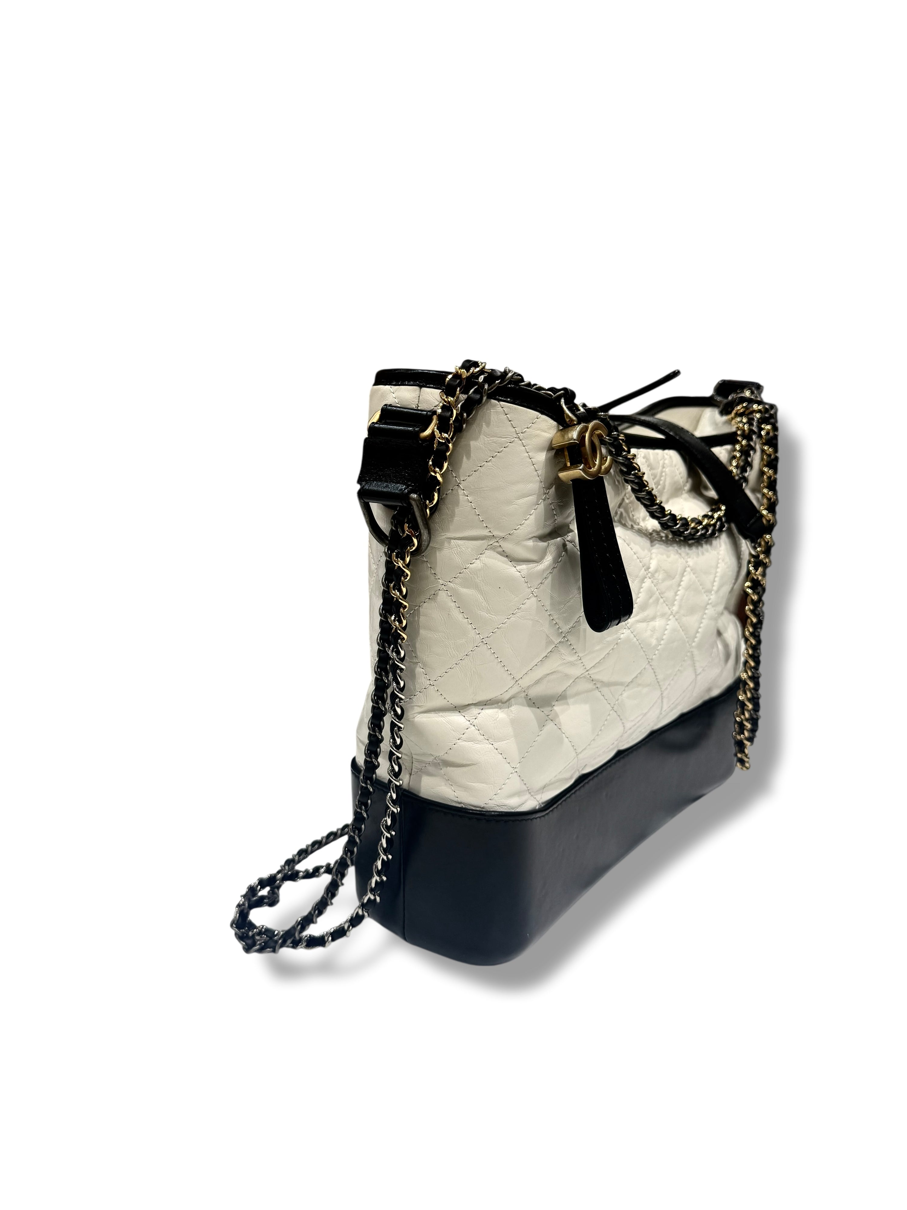 Chanel - Sac Gabrielle Noir &amp; Blanc GM