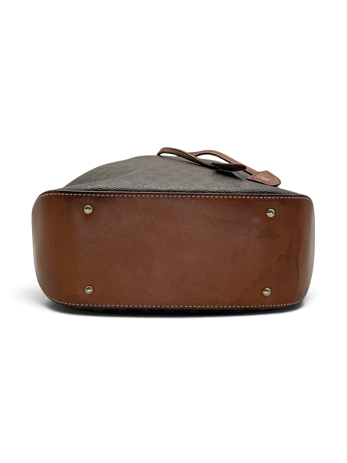Céline - Sac seau macadam toile et cuir