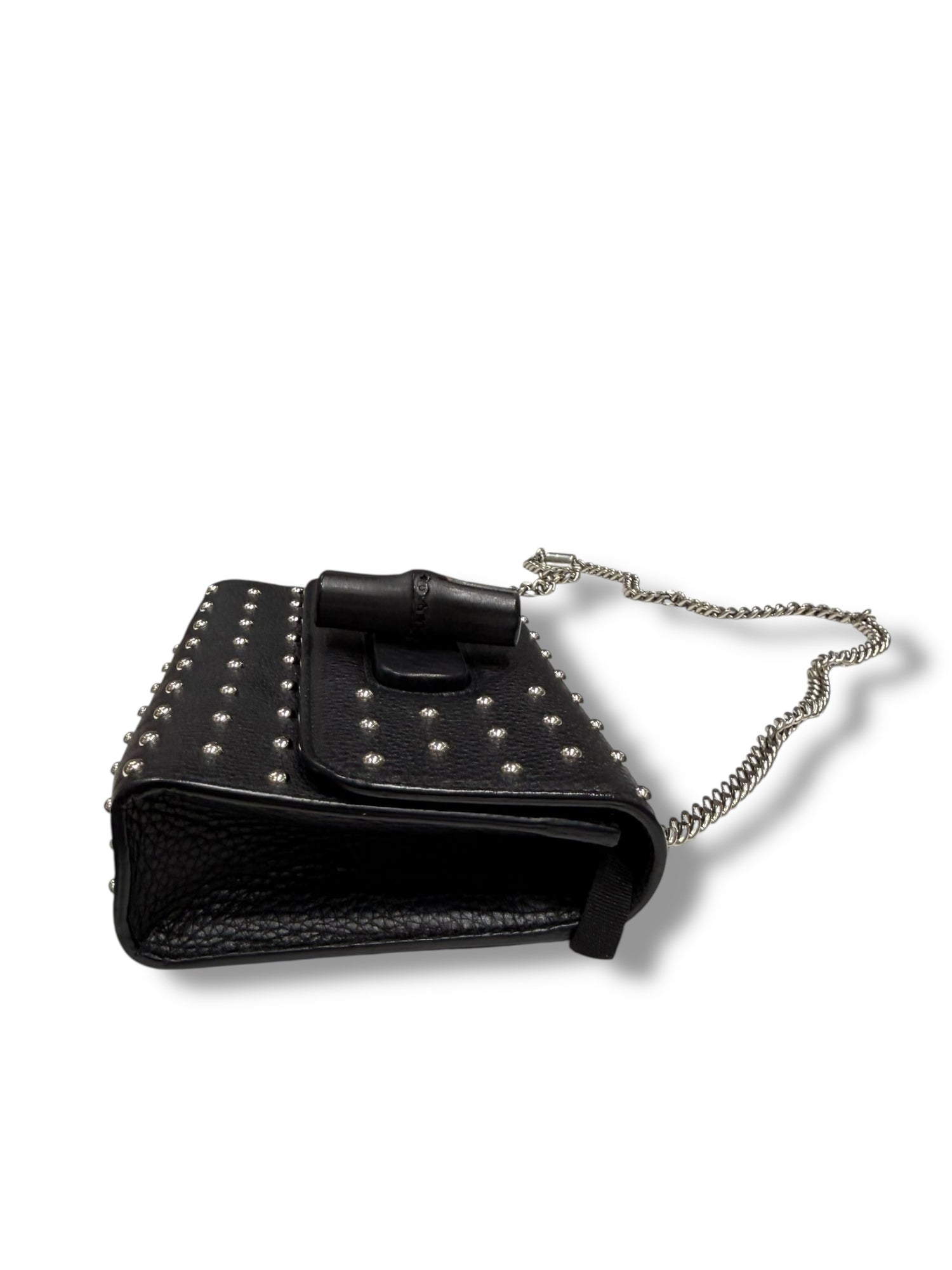 Sac Gucci Miss Bambou Stud Noir | Les Folies d’Eugénie