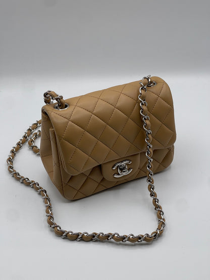 Chanel - Sac 11.12 Mini Timeless beige