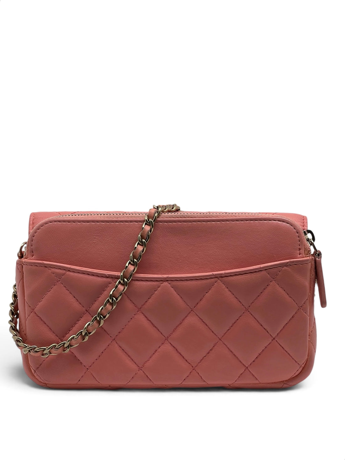 Chanel – Rechteckige Umhängetasche in Rosa