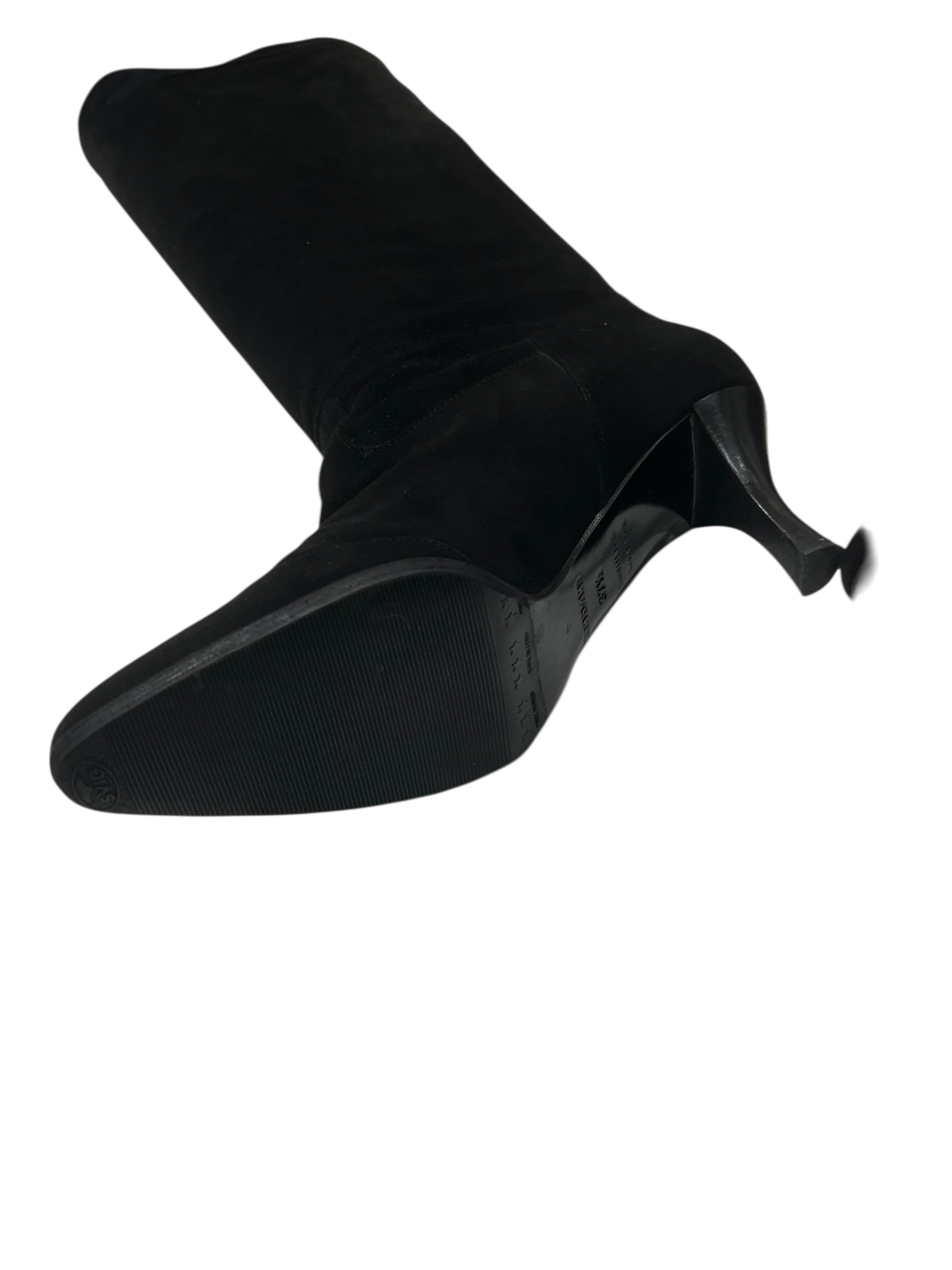 Hermès - bottes daim T 37,5