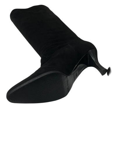 Hermès - bottes daim T 37,5